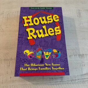 Vintage 1999 Focus on the Family House Rules